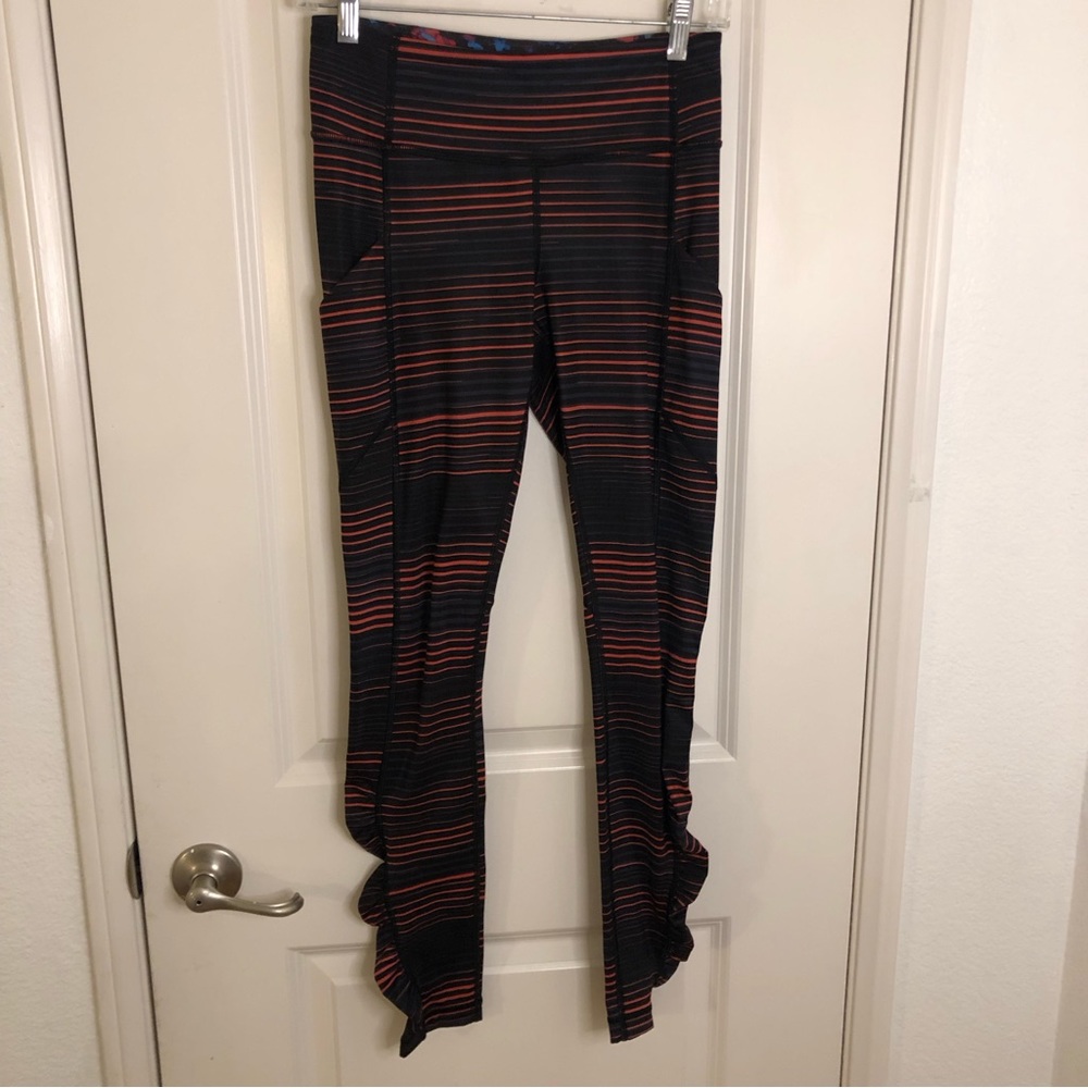 Lululemon Speed Tight IV Twisted Dune leggings full length Alarming Black size 4 - Picture 4 of 14